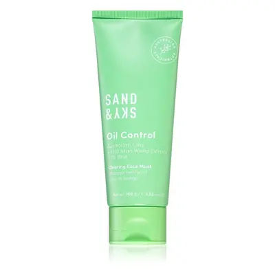 Sand & Sky Oil Control Clearing Face Mask normalizující hloubkově čisticí maska pro mastnou a pr