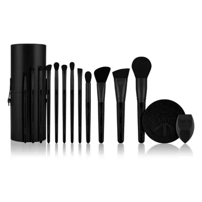 Luvia Cosmetics Prime Vegan Pro Black Edition sada štětců 12 ks