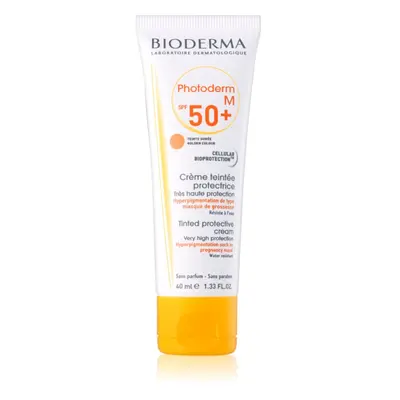 Bioderma Photoderm M ochranný tónovací krém na obličej SPF 50+ odstín Golden 40 ml