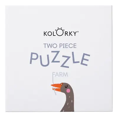 Kolorky Puzzle Two Piece Farm puzzle 10 ks