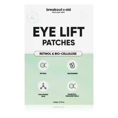 My White Secret Breakout+aid Eye Lift Patches náplasti pod oči proti vráskám s retinolem 4 ks