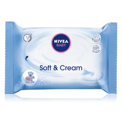 NIVEA BABY Soft & Cream čisticí ubrousky 57 ks