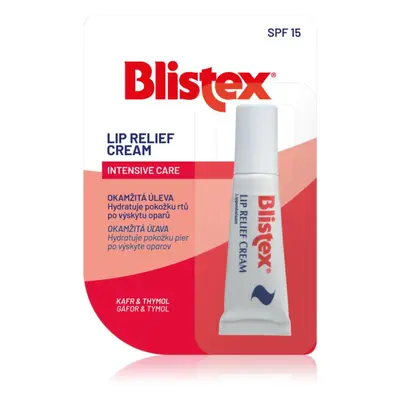 Blistex Lip Relief Cream balzám na suché a popraskané rty SPF 10 6 ml