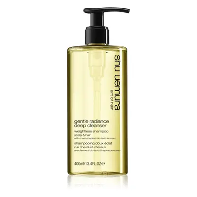 Shu Uemura Deep Cleanser Gentle Radiance jemný čisticí šampon pro zdravé a krásné vlasy 400 ml