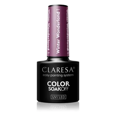 Claresa SoakOff UV/LED Color Winter Wonderland gelový lak na nehty odstín 5 g