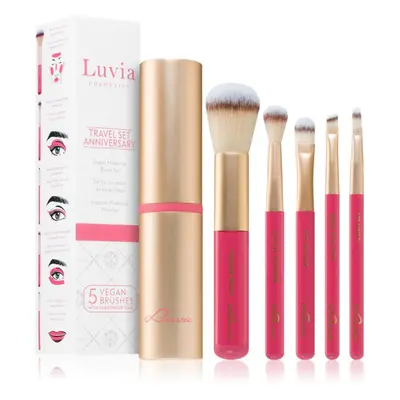 Luvia Cosmetics Prime Vegan Anniversary sada štětců s pouzdrem cestovní