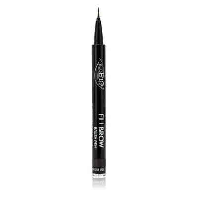 puroBIO Cosmetics Fillbrow fix na obočí odstín 04 Soft Black 0.7 ml