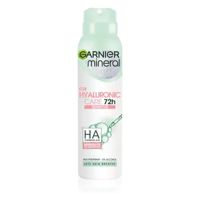 Garnier Mineral Hyaluronic Care antiperspirant ve spreji pro citlivou pokožku 150 ml