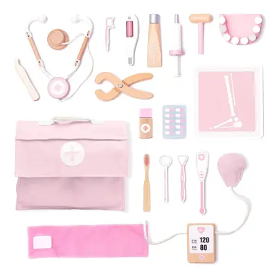 UMU Toys Doctor's set aktivity hračka ze dřeva Pink