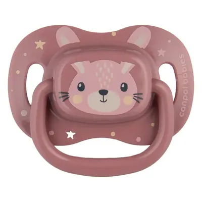 Canpol babies Cute Animals Soother 18m+ dudlík Pink 1 ks