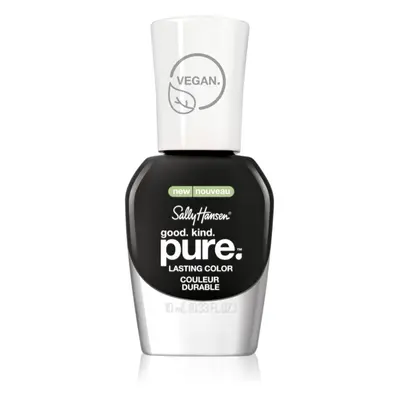 Sally Hansen Good. Kind. Pure. dlouhotrvající lak na nehty se zpevňujícím účinkem odstín Black S