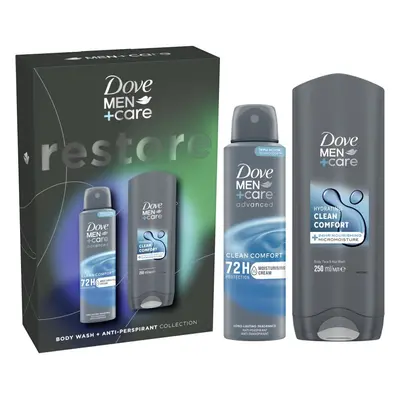 Dove Men+Care Restore dárková sada na tělo pro muže Clean Comfort