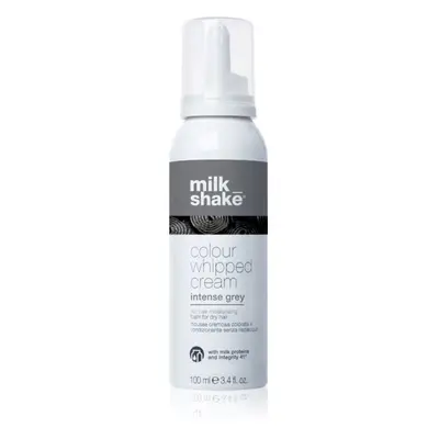 Milk Shake Colour Whipped Cream tónovací pěna pro všechny typy vlasů Intense gray 100 ml