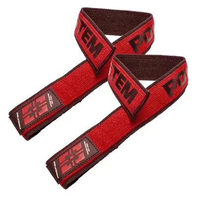 Power System Duplex Straps posilovací trhačky na mrtvý tah barva Red 2 ks