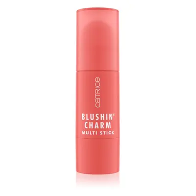 Catrice Blushin' Charm Multi Stick tvářenka s rozjasňovačem v tyčince odstín 020 Coral Cutie 5.5