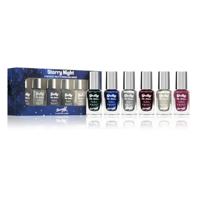 Barry M Gelly Hi Shine Starry Night sada laků na nehty