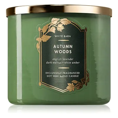 Bath & Body Works Autumn Woods vonná svíčka 411 g