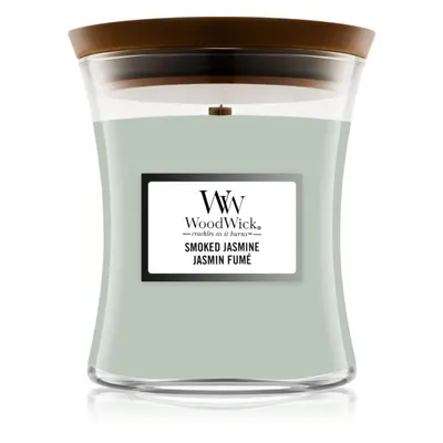 Woodwick Smoked Jasmine vonná svíčka s dřevěným knotem 275 g