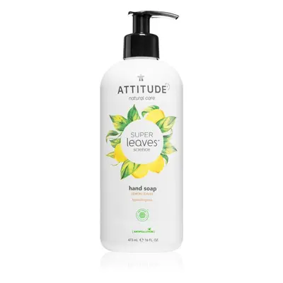 Attitude Super Leaves Lemon Leaves tekuté mýdlo na ruce 473 ml