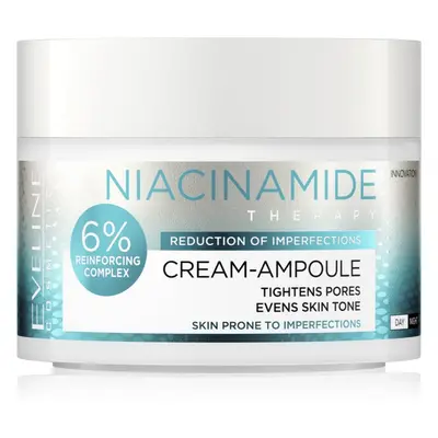 Eveline Cosmetics Cream-Ampoule Niacinamide hydratační krém proti nedokonalostem pleti 50 ml