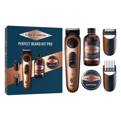 Gillette King C. Perfect Beard Kit Pro dárková sada pro muže