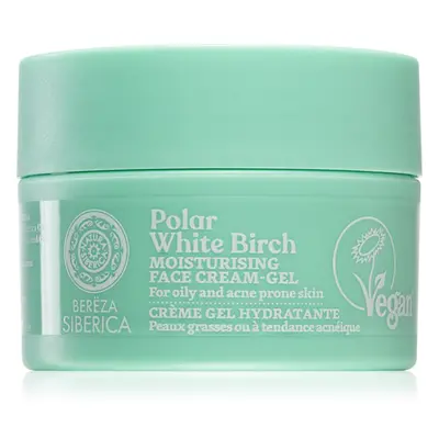 Natura Siberica Polar White Birch hydratační gel krém pro mastnou a problematickou pleť 50 ml