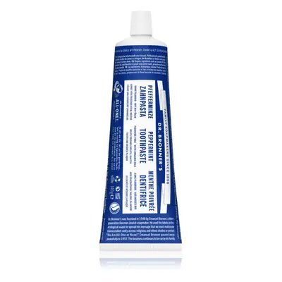 Dr. Bronner’s Peppermint bělicí zubní pasta bez obsahu fluoridu 105 ml