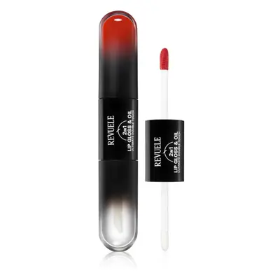 Revuele 2IN1 Lip Gloss & Oil lesk na rty 2 v 1 odstín 01 7 ml