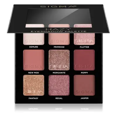 Sigma Beauty Eyeshadow Palette Rosy paleta očních stínů 9 g