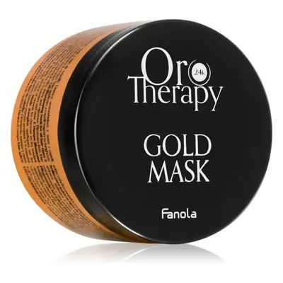 Fanola Oro Therapy Gold Mask hydratační maska pro suché a nepoddajné vlasy 300 ml