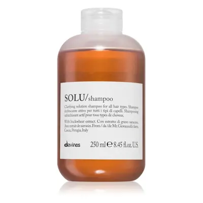 Davines Essential Haircare SOLU Shampoo hloubkově čisticí šampon s osvěžujícím účinkem 250 ml