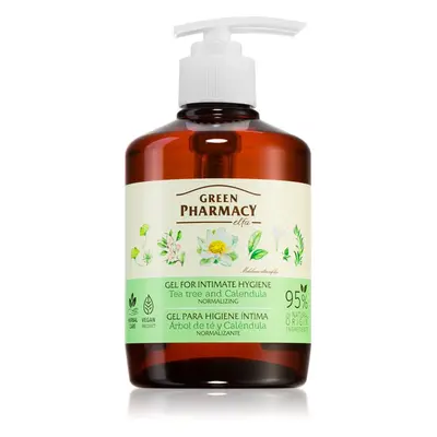 Green Pharmacy Marigold & Tea Tree Gel for Intimate Hygiene gel na intimní hygienu 370 ml