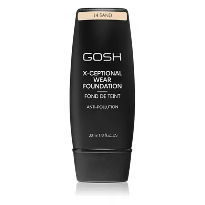 Gosh X-ceptional dlouhotrvající make-up odstín 14 Sand 30 ml