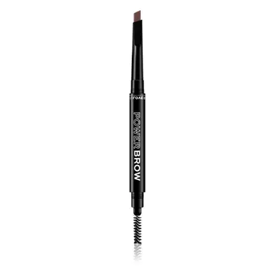 Revolution Relove Power Brow tužka na obočí s kartáčkem odstín Dark Brown 0,3 g