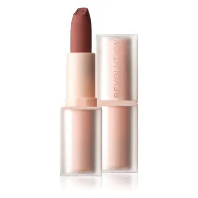 Makeup Revolution Lip Allure Soft Satin Lipstick krémová rtěnka se saténovým finišem odstín Chau