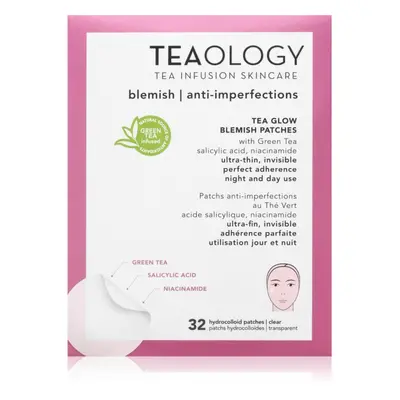 Teaology Tea Glow Blemish Patch náplasti na problematickou pleť proti akné 32 ks