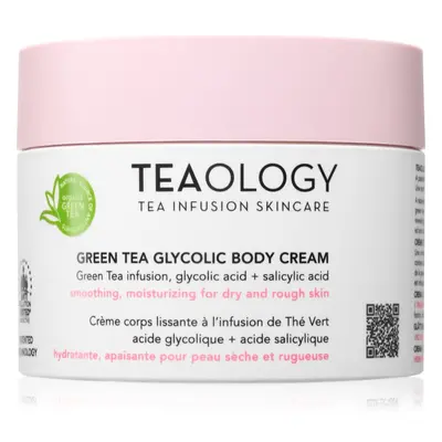 Teaology Green Tea Glycolic Body Cream hydratační tělový krém s vyhlazujícím efektem 260 ml