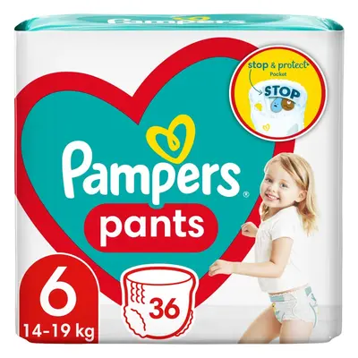 Pampers Pants Size 6 jednorázové plenkové kalhotky 14-19 kg 36 ks