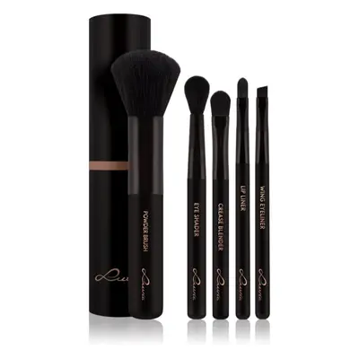 Luvia Cosmetics Travel Set Espresso sada štětců cestovní