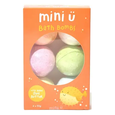 Mini-U Bath Bomb 6 Pack šumivá koule do koupele 6x50 g