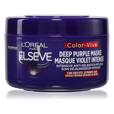 L’Oréal Paris Elseve Color-Vive Purple pečující maska neutralizující žluté tóny 250 ml