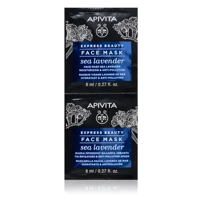 Apivita Express Beauty Moisturizing Face Mask Sea Lavender pleťová maska s hydratačním účinkem 2