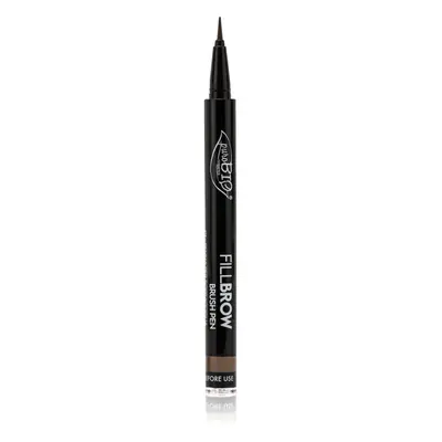 puroBIO Cosmetics Fillbrow fix na obočí odstín 02 Soft Brown 0.7 ml