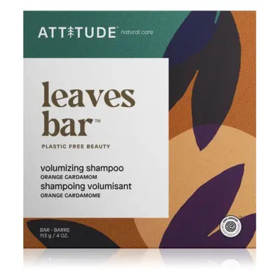 Attitude Leaves Bar Orange Cardamon tuhý šampon pro objem 113 g