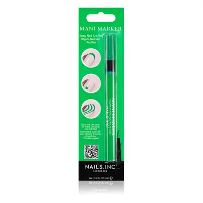 Nails Inc. Mani Marker zdobicí lak na nehty v aplikačním peru odstín Green 3 ml