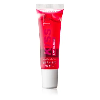 Revolution Relove Kiss It hydratační lesk na rty odstín Cherry Red 10 ml