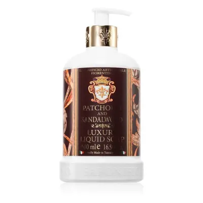 Saponificio Artigianale Fiorentino Patchouli and Sandalwood přírodní tekuté mýdlo na ruce 500 ml