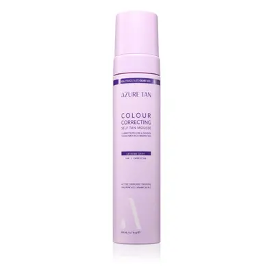 Azure Tan Violet Base samoopalovací pěna na tělo odstín Extreme Dark 200 ml