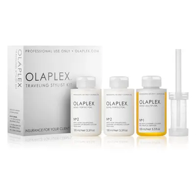 Olaplex Traveling Stylist Kit cestovní sada pro odbarvené, barvené a chemicky ošetřené vlasy pro