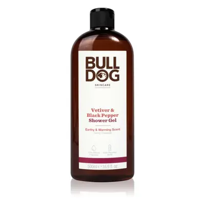 Bulldog Vetiver and Black Pepper sprchový gel pro muže 500 ml